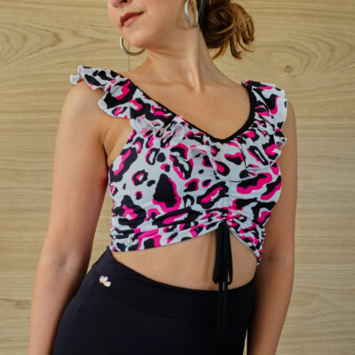 Top Lill Pink Leopard